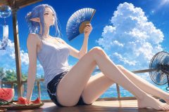 AI夏お団子娘